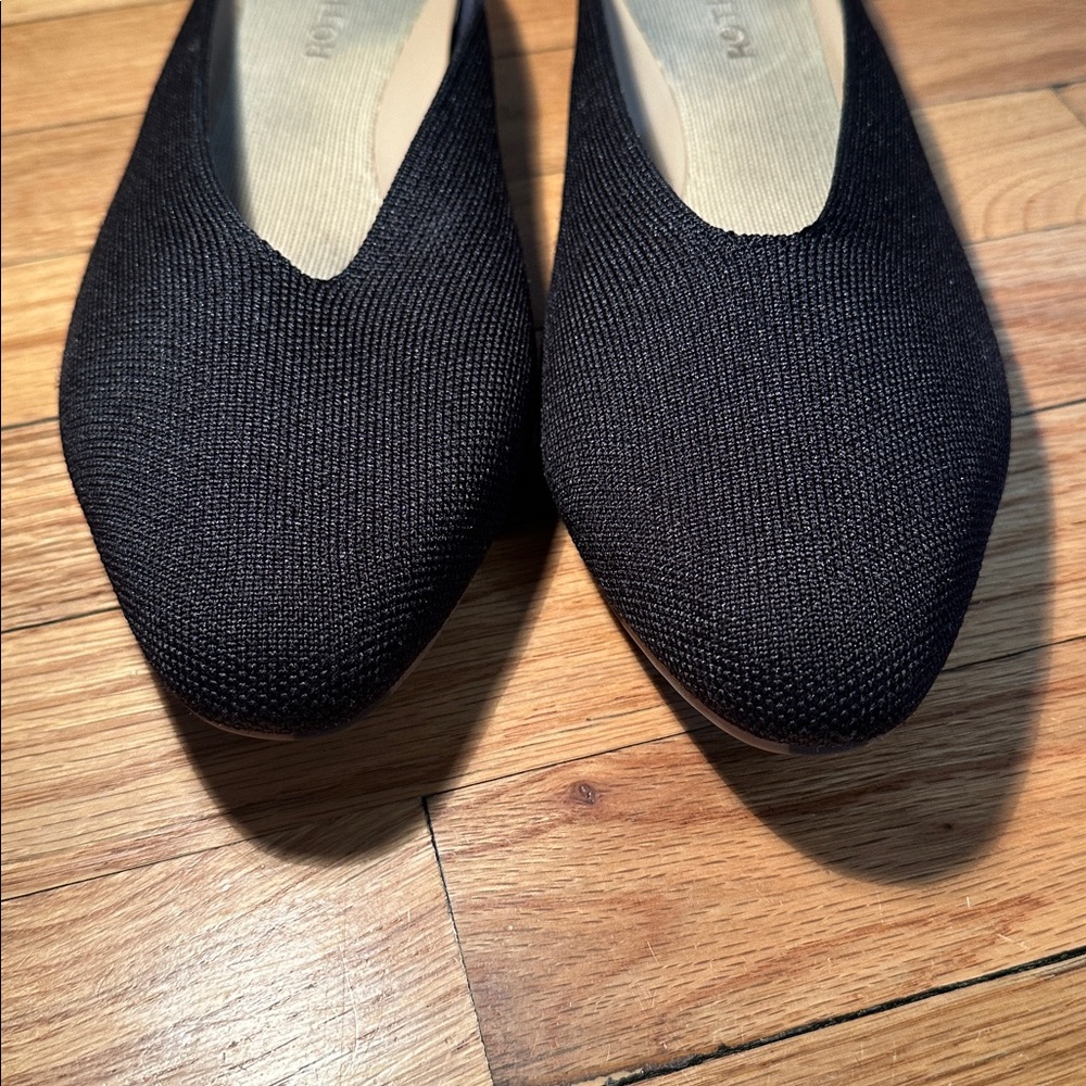 Like New Rothy's Black Slip-On Flats - Picture 2 of 6